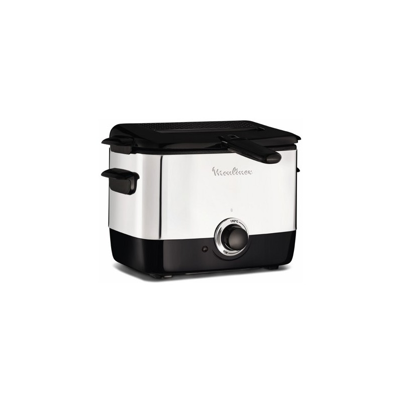 Moulinex AF220010 freidora 1 L Sencillo Negro, Acero inoxidable Independiente 1000 W