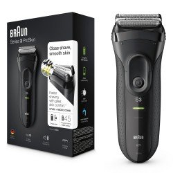 Braun Series 3 3020 Máquina de afeitar de láminas Recortadora Negro
