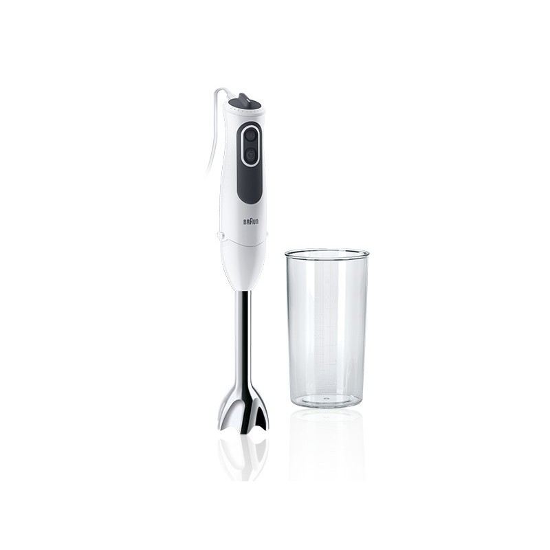 Braun MultiQuick 3 MQ 3100 WH 0,6 L Batidora de inmersión Gris, Blanco 750 W