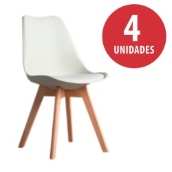 Silla Malmo K955 Blanco...