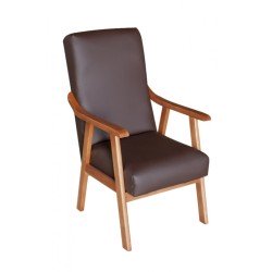 BUTACA POLIPIEL  CHOCOLATE